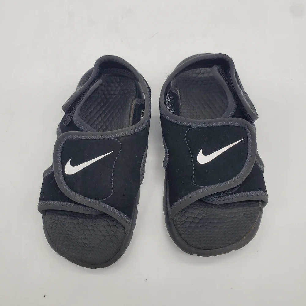 Nike Shoes Toddler 7C Sunray Adjust 4 Black Strap Kids Sandals